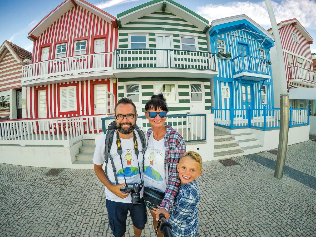 Costa Nova – kolorowe domki w Portugalii